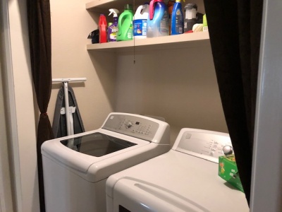 Laundry closet