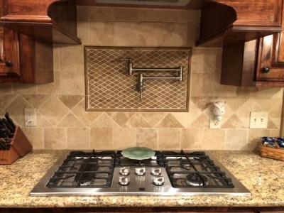 Gas Cooktop with Pot Filler