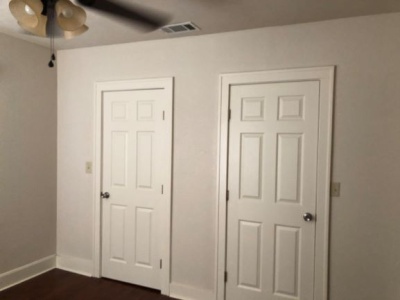 Wall of Closets Bedroom