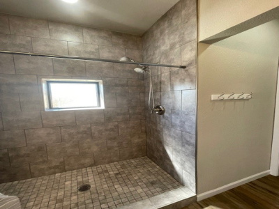 Shower in office 2 bathroom